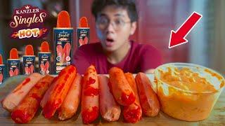 PEDES NIKMAT MUKBANG SOSIS KANZLER SINGLE HOT VIRAL + SAUS KEJU