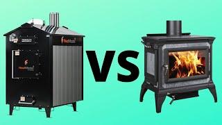 Outdoor Wood Boiler VS Wood Burning Stove