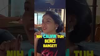 JAWABAN CALVIN SAAT DI TANYA TENTANG CANDAAN AGHNINY #kkndidesapenari #calvinjeremy #shorts