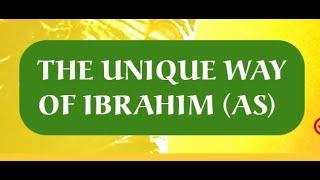 THE UNIQUE WAY OF  IBRAHIM BY MUFTI MENK as Zahra mix