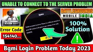 Bgmi Login Problem  unable to connect server bgmi  bgmi unable to connect to server please problem
