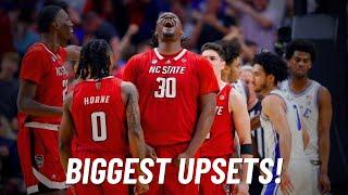 Biggest Upsets of the 2024 March Madness Tournament