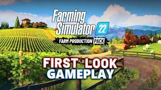 Farming Simulator 22 - Farm Production Pack  First Look Gameplay