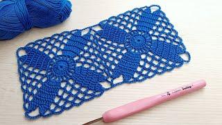 Простой  КВАДРАТНЫЙ МОТИВ вязание крючком для новичков мастер-класс How to Crochet for Beginners