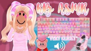 ROBLOX Tower Of Hell KEYBOARD ASMR *Very Clicky* #1 𝗵𝗮𝗻𝗱 𝗰𝗮𝗺 *the footage is DELAYED*