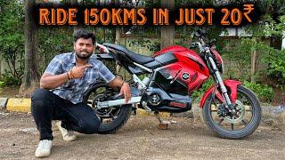 Revolt RV400 Ride 150kms at just Rs20  Indias 1st AI Enabled Motorcycle