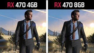 RX 470 4GB vs RX 470 8GB - Test in 6 Games