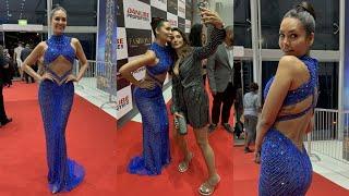 Esha Gupta Arrived on Redcarpet of Danube Fashionz in Dubai 