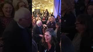 Feel the Bern - Sanders Dances to The Four Tops at a Campaign Event