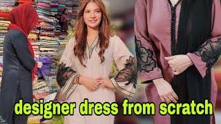 market search for summer lawn dress under budget  summer dress design 2024  outfit from scratch