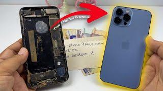 How we aer Restore iPhone 7 Plus New Generation Cracked iPhone 7 Plus convert to iphone 13 series