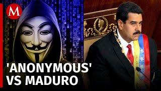 El grupo de hackers Anonymous deshabilita 45 páginas que apoyaban el gobierno de Nicolás Maduro