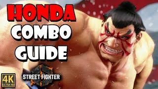 E. Honda Combo Guide - Street Fighter 6