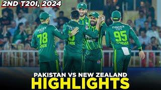 Watch  Thrilling Full Highlights  Pakistan vs New Zealand  1st T20I 2024  PCB  M2E2A