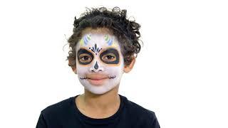 Maquillaje de Calavera Mexicana para Halloween con pintura facial  Snazaroo