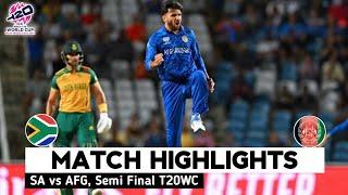South Africa vs Afghanistan T20 World Cup Match Highlights  T20 World Cup 2024  SA vs AFG 2024