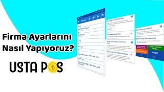 UstaPos Halı Yıkama Otomasyon Sistemi  Yeni Sürüm - Firma Ayarlarını Nasıl Yapıyoruz