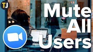 How to Mute EVERYONE in Zoom