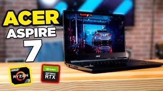 Ryzen 7 ve RTX 3050li Acer Aspire 7 incelemesi