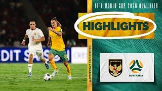 Indonesia v Australia  Highlights  FIFA World Cup 2026 Third Round Qualifier