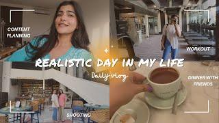 Realistic days in my life- Dinner with friends  Dee clothing shoot Planning content & more