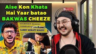 CARRYMINATI  INDIAN FOOD MAGIC  WannaBe StarKid REACTIONREVIEW  Amarr Bedii