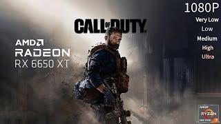 Call of duty warzone  RX 6650 XT  1080P  Low to Ultra Settings