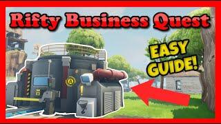 Complete 1 Deliver The Bomb Mission  Rifty Business Main Quest Fortnite Save The World