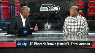 Seahawks TE Pharaoh Brown joins NFL Total Access to discuss Mike Macdonalds amazing energy