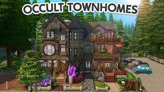 Occult Townhomes    The Sims 4 Speed Build