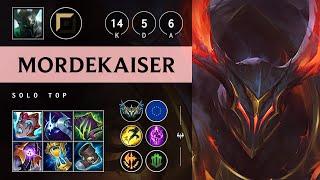 Mordekaiser Top vs Ornn Godlike - EUW Challenger Patch 14.18