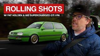 ROLLING SHOTS w Pats Supercharged VW Mk3 GTI VR6 on BBS E26 Wheels