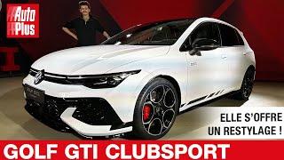 VOLKSWAGEN GOLF GTI CLUBSPORT  elle soffre un léger RESTYLAGE 