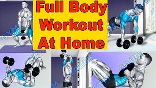20 Minute Dumbbell Full Body Workout No Repeat
