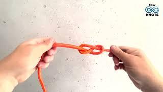 How to make an EIGHT KNOT or Knot 8 - Knots step by step #knot #knots