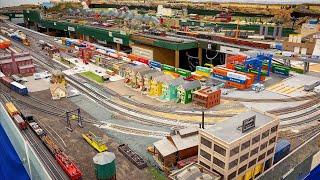 HO Scale Model Train Layout at The Charleston Area Model Railroad Club