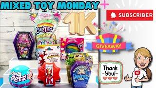 Mixed Toy Unboxing for All Zombaes Plushy Pets Ravel Tales Cuteitos 1000 SUBSCRIBER GIVEAWAY