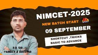 Onlineoffline New Batch Start for NIMCET & CUET  20252026#nimcet#varanasi