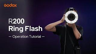 Godox R200 Ring Flash Operation Tutorial