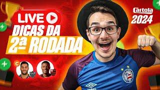 LIVE DICAS #2 RODADA  CARTOLA FC 2024  ATLÉTICO-MG PODE POUPAR?