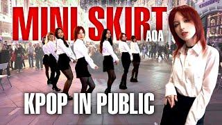 K-POP IN PUBLIC ONE TAKE AOA - 짧은 치마 Miniskirt  Dance cover by 3to1