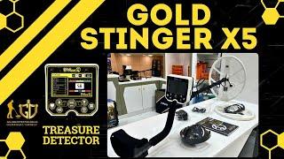 Gold Stinger x5 treasure metal and gold detector  extraordinary metal detector features