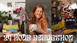 wie viele bücher schaffen wir in 24 stunden?  readathon vlog