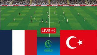  Fransa - Türkiye CANLI. UEFA AVRUPA U19 2024 Tam Maç - video oyunu simülatörleri