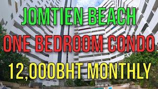 JOMTIEN ONE BEDROOM SEA VIEW CONDO REVIEW - Paradise Condominium 12000BHT Monthly 