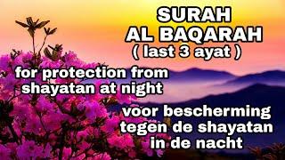 SURAH AL BAQARAH last 3 ayat with English and Dutch Translation Nederlandse en Engelse vertaling