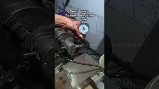 Gear pump - diesel engine oil pump.