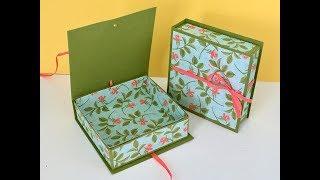 Lovely Lined Keepsake Gift Box with Petal Garden DSP by Stampin Up Video Tutorial