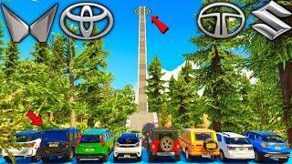 GTA 5 Indian Cars Vs IMPOSSIBLE Highway BIGGEST Bumpers Cross Climb Challenge  GTA 5 MODS