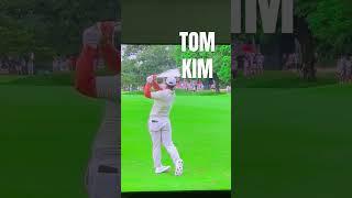 Tom KIM ON A ROLL HOING LOW #diy #golf #golfer #tips #shorts #tips #shortvideo #pure #golfswing